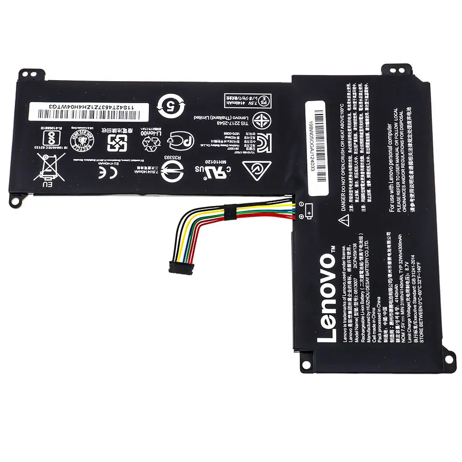 Акумулятор для ноутбука Lenovo 5B10P23779 (IdeaPad 120S-14IAP) 7.5V 4300 mAh 32Wh Black - фото 3
