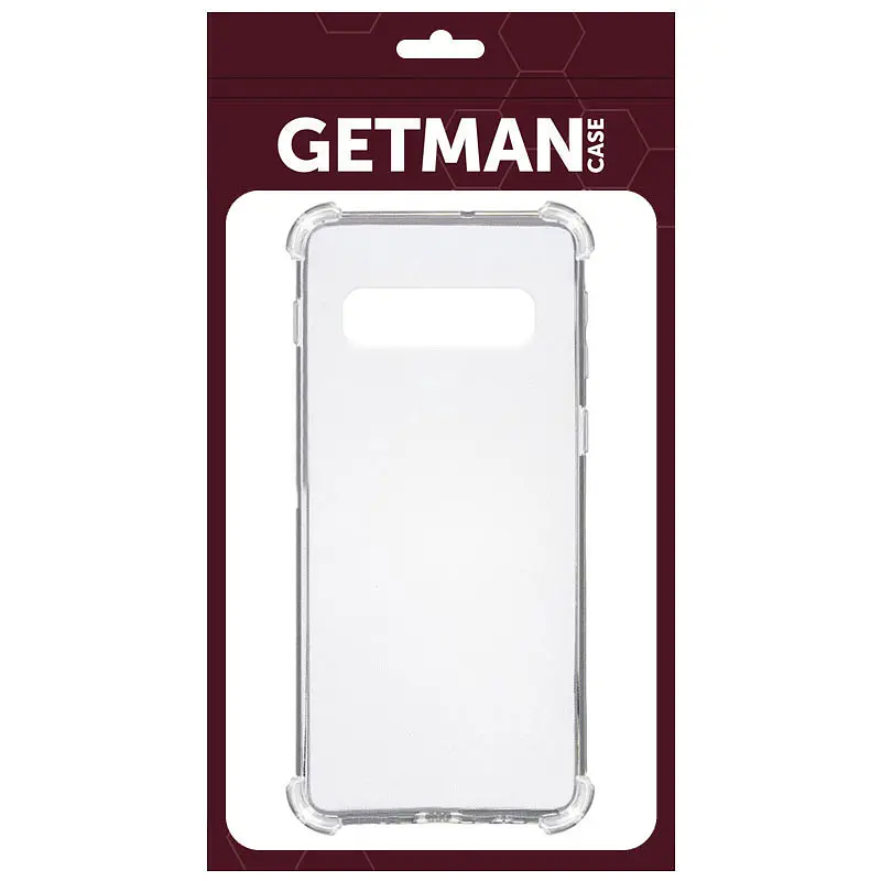 TPU чохол GETMAN Ease logo посилені кути для Samsung Galaxy S10e Безбарвний (прозорий) - фото 2