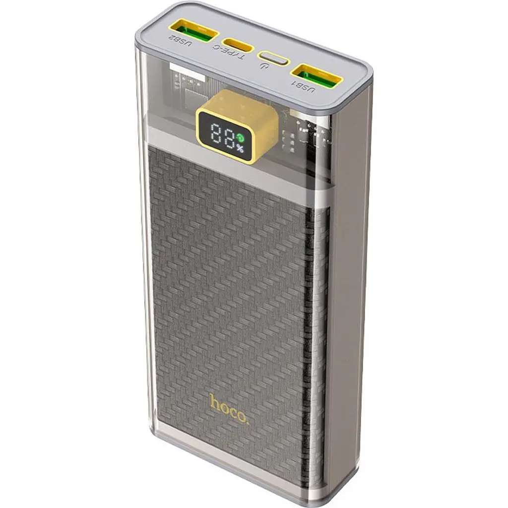 Зовнішній акумулятор Hoco J103A Discovery Edition 20000mAh 22.5W Grey (788948) [130191] - фото 4