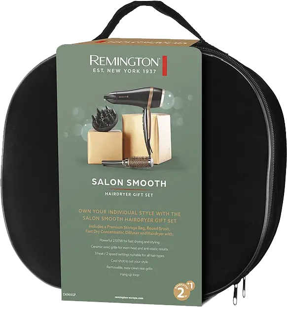 Фен Remington Salon Smooth D6960GP (7054168) - фото 7