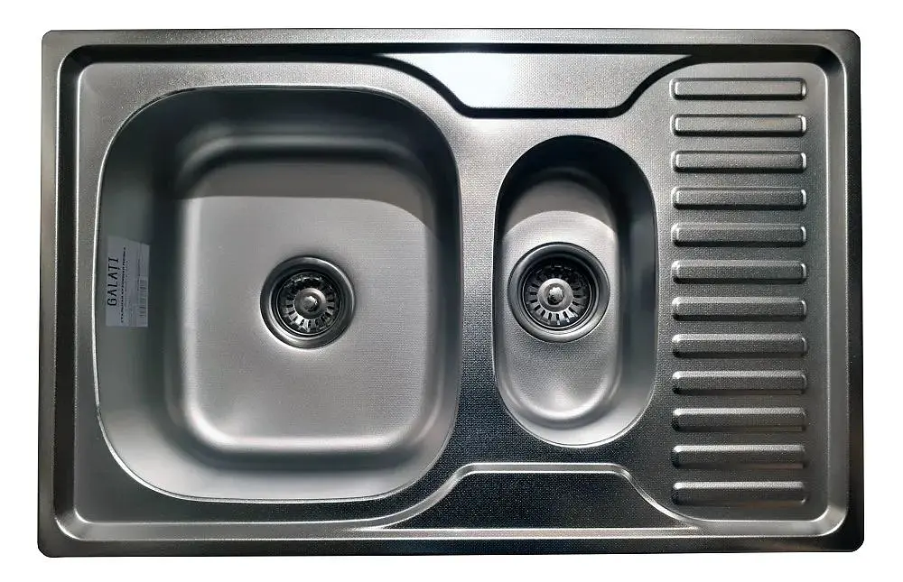 Кухонна мийка Romzha Petrika 1.5C Textura RO49670, Сірий