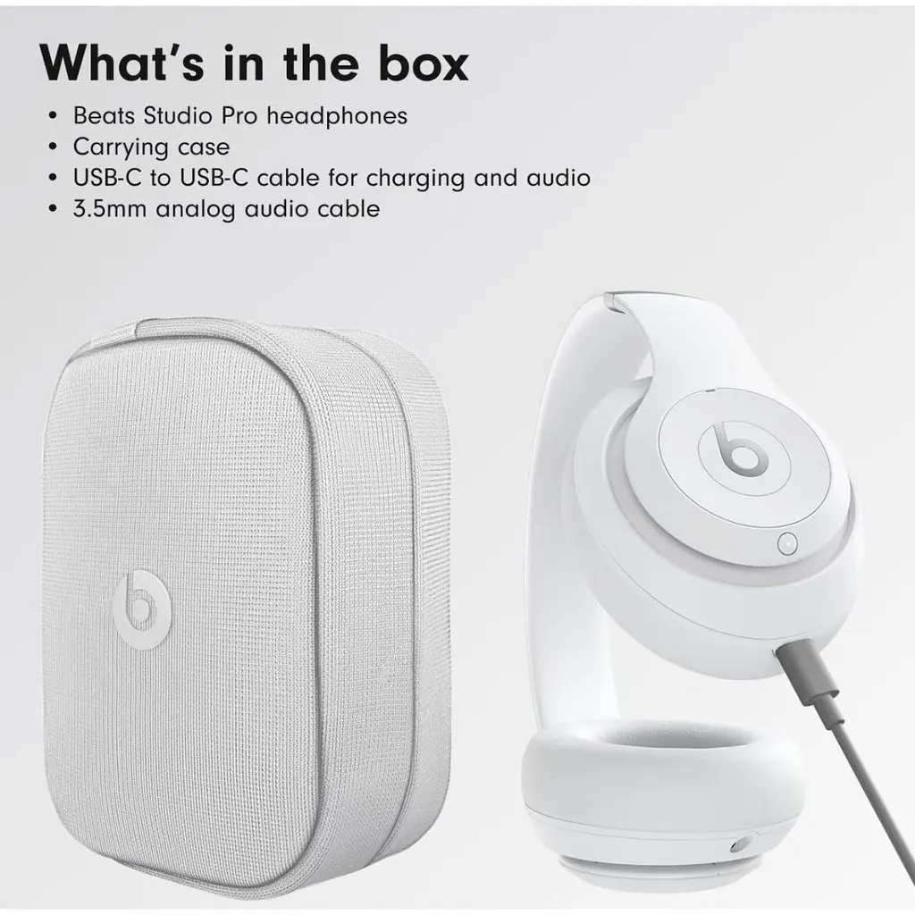 Навушники Beats Studio Pro Matte White (MC2P4) [174859] - фото 4