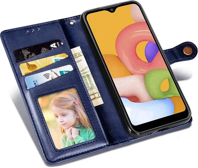 Чохол-книжка GETMAN Gallant Cover Case для Tecno Camon 19 Neo Blue [84390] - фото 5