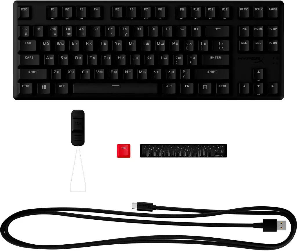 Клавіатура HyperX Alloy Origins Core PBT HX Red [639N7AA] [82128] - фото 6