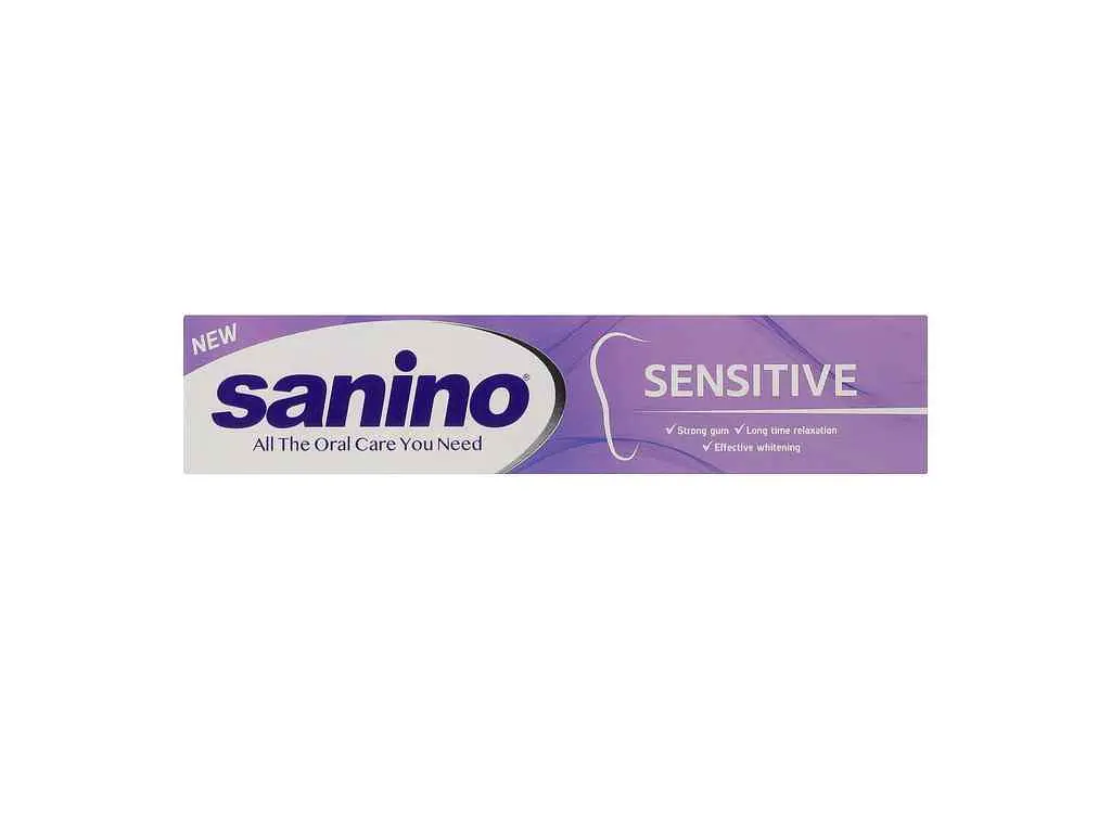 Зубна паста SANINO 75 мл Sensitive Захист для чутливих зубів