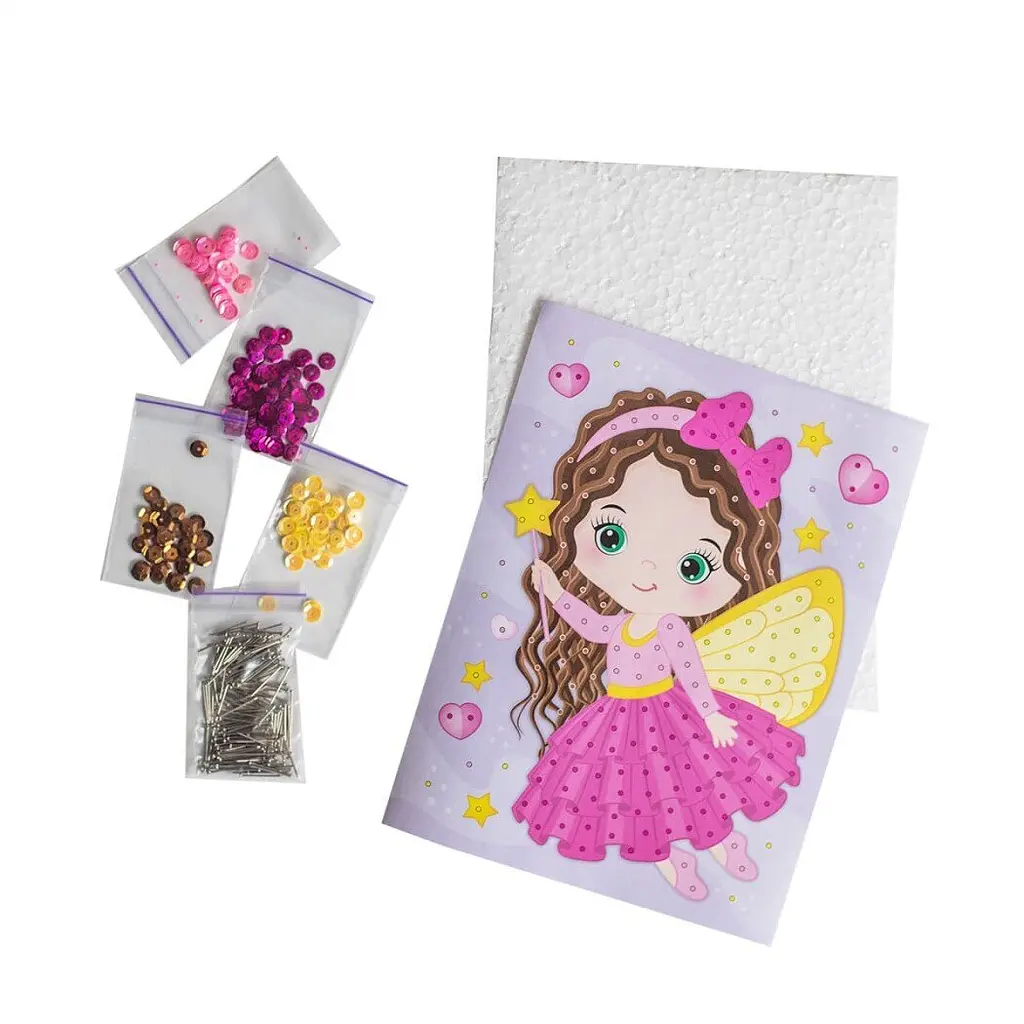 Картина з паєток Фея Ranok-Creative 10100586У shop (4823076153359) - фото 2