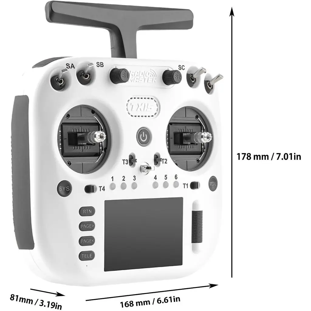 Пульт управления RadioMaster TX15 ELRS M2 White (HP0157.0110-WHT) [151057] - фото 3
