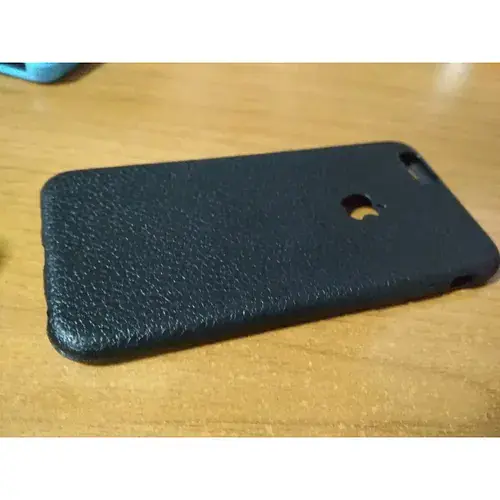 Чохол-накладка для iPhone 6 6s Leather soft case під шкіру з вирізом - фото 2