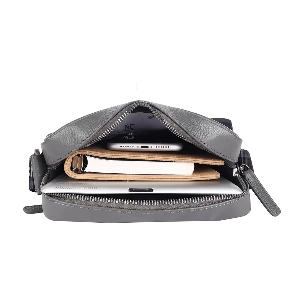 Сумка Brampton London Crossflow Grey (64405 GREY) - фото 8