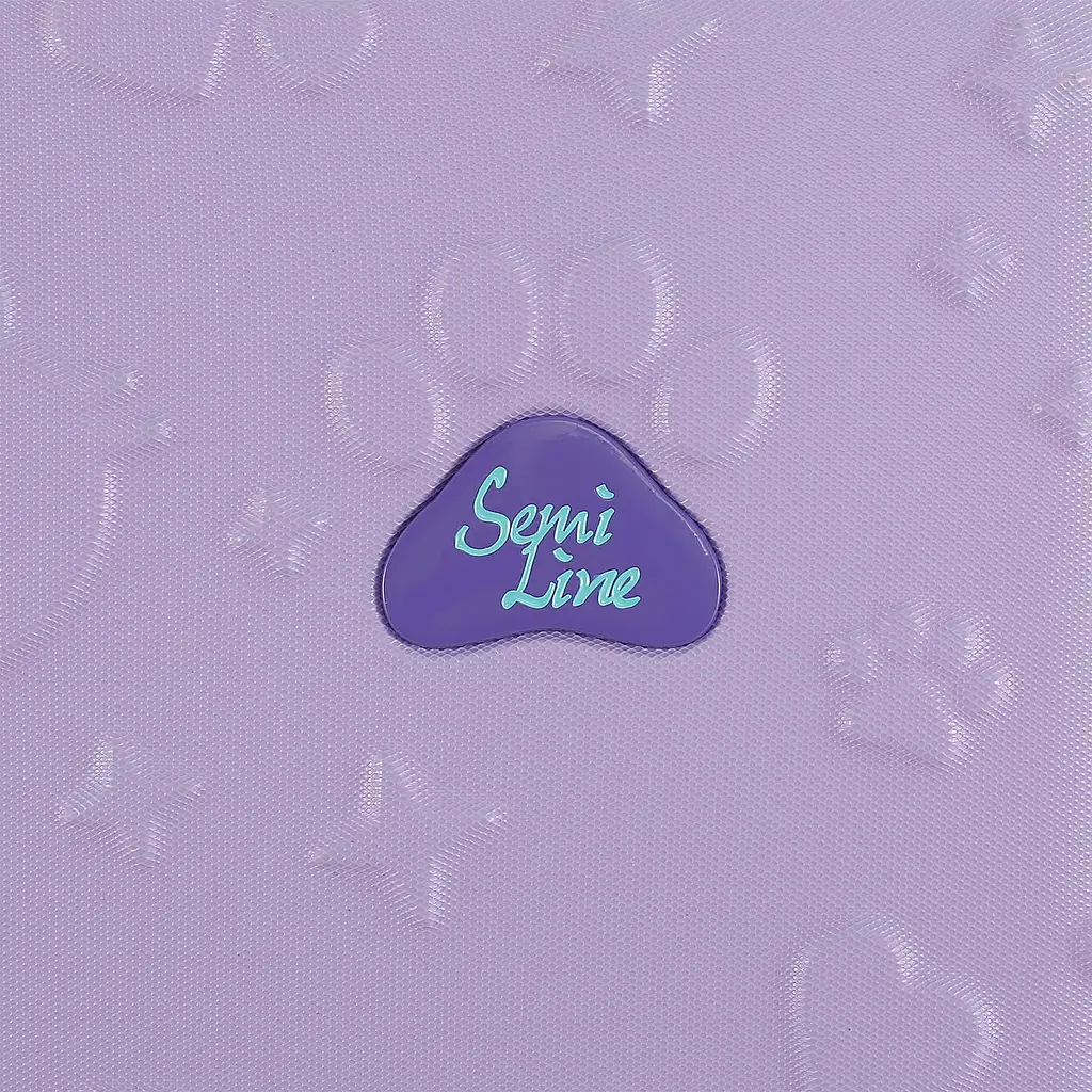 Валіза мала дитяча Semi Line 20 дюймів (S) дюймів (S) ABS-Plastic Light Violet/Blue (T5879-2) - фото 7