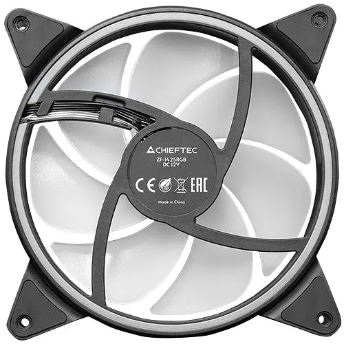 Вентилятор для корпусу 140mm Chieftec ZF-1425RGB PWM - фото 2