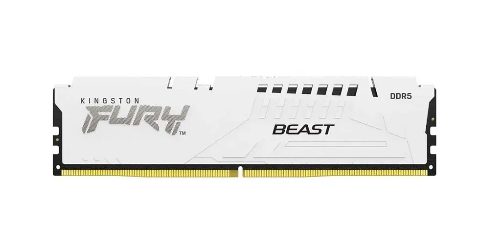 Оперативна пам'ять Kingston FURY 64 GB (2x32GB) DDR5 6400 MHz Beast White (KF564C32BWK2-64) - фото 2