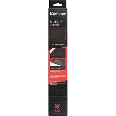 Коврик для мышки Defender Black M (50560) - фото 5