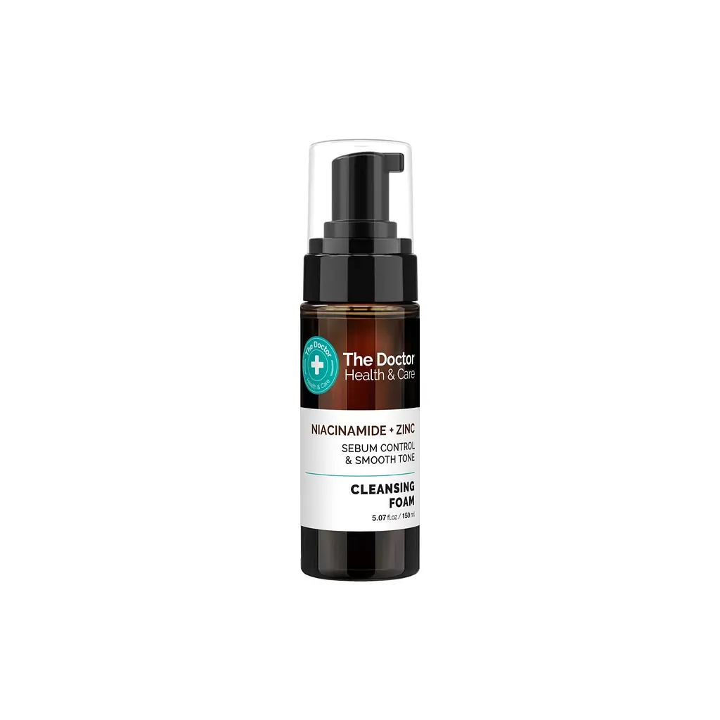 Пінка для вмивання The Doctor Health & Care Niacinamide + Zinc Cleansing Foam 150 мл (5901845509176) - фото 2