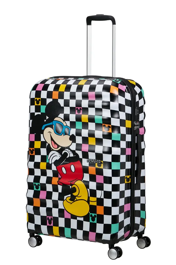 Валіза 77 См American Tourister WAVEBREAKER DISNEY MICKEY CHECK 77х52х29 31C*29021 - фото 7