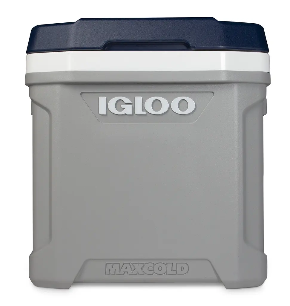 Изотермический контейнер на колесах Igloo Maxcold Latitude 62 Roller 56 л серый с синим - фото 2