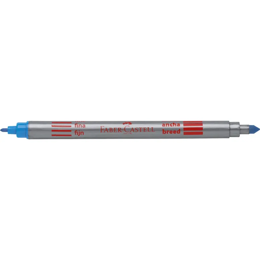 Фломастери Faber-Castell двосторонні Double-ended Fibre tip, 20 кольорів (28023) - фото 5