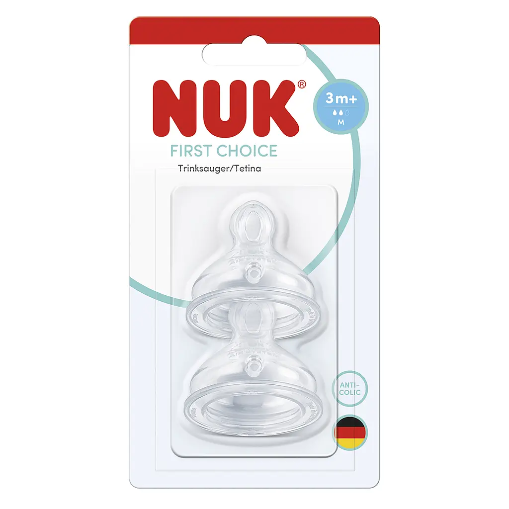 Соска Nuk First Choice силикон М от 3 мес. 2 шт. (3954276) - фото 3