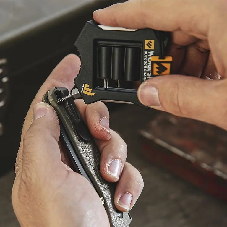 Точилка кишенькова Micro Work Sharp (WSEDCMCR), ручна мікроточарка Micro Sharpener - фото 8