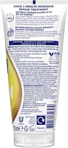 Кондиціонер Dove 1 Minute Super Conditioner Інтенсивне відновлення для пошкодженого волосся 170 мл - фото 3