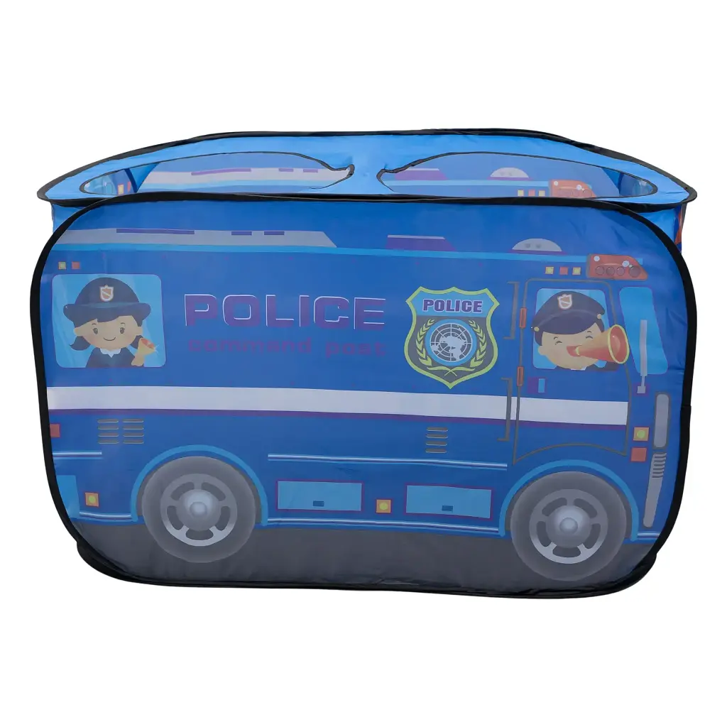 Намет дитячий ігровий LUGI HP-S-5NDBL Поліцейська машина 110х70х66 см синій - фото 5