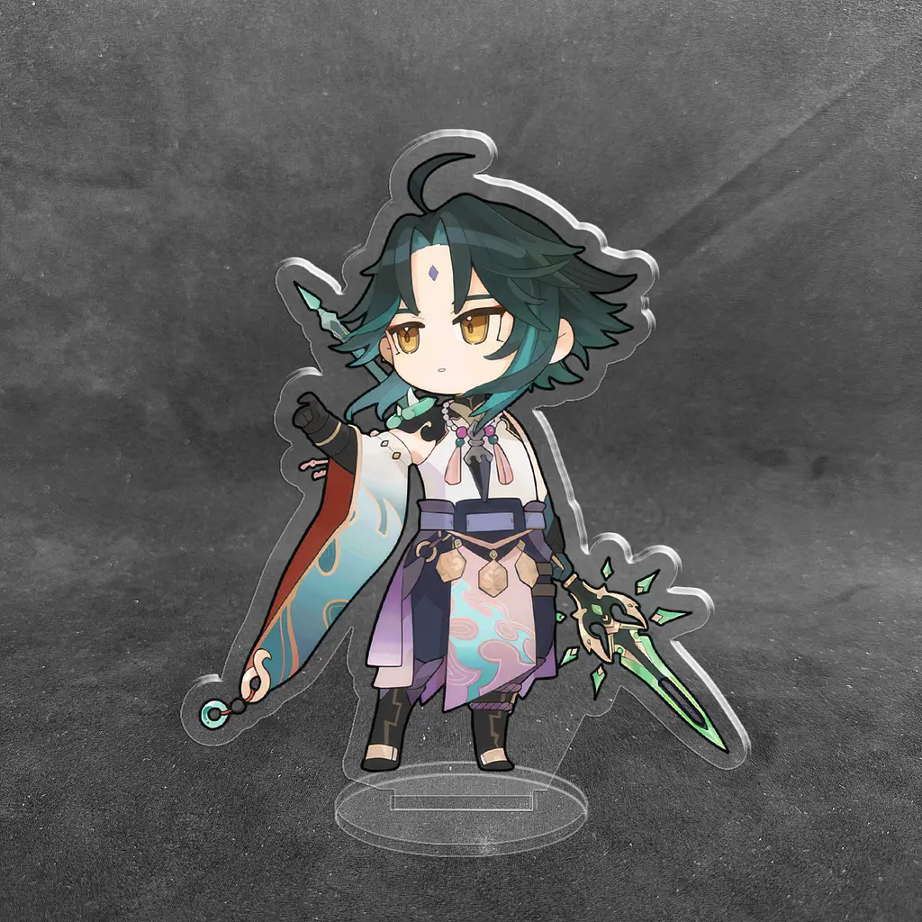 Акрилова колекційна фігурка Геншин Імпакт - Genshin Impact Chibi Сяо 10 см