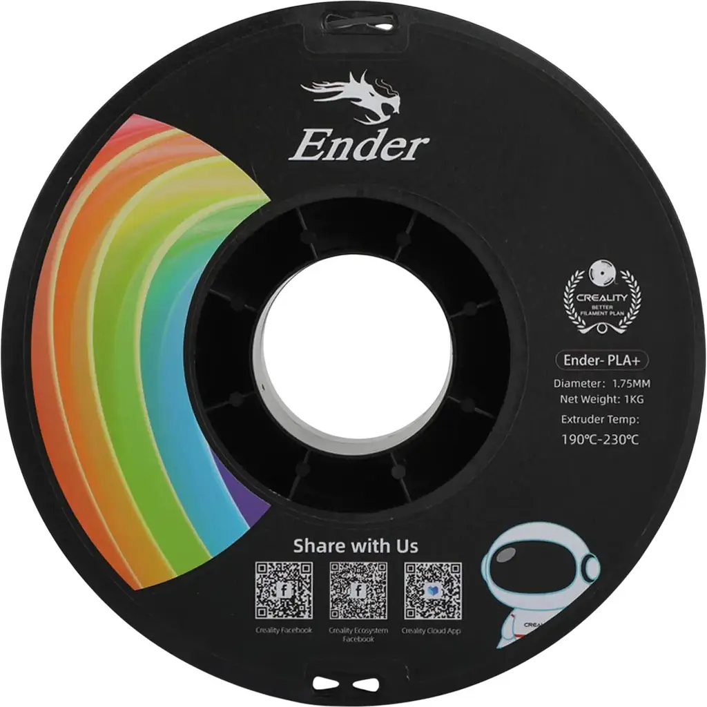 Філамент для 3D-принтерів Creality Soleyin PLA+ 1kg Black (3301010306) - фото 3