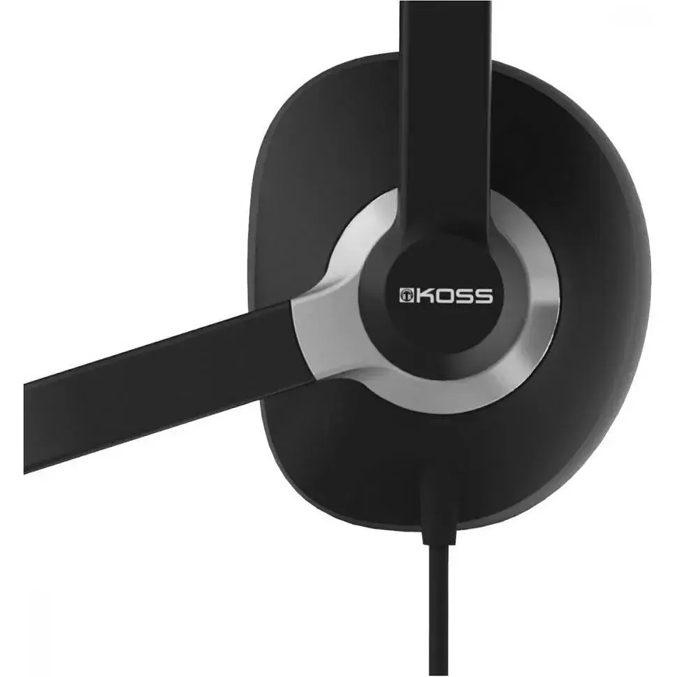 Навушники з мікрофоном Koss CS300 USB Black (194283.101) - фото 4