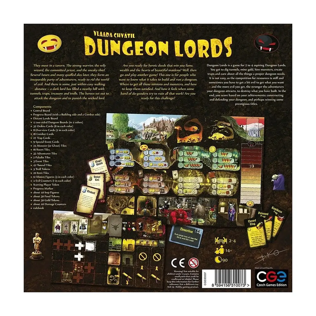 Настільна гра Czech Games Edition Dungeon Lords (Лорди Підземель) англ. (8594156310073) - фото 9