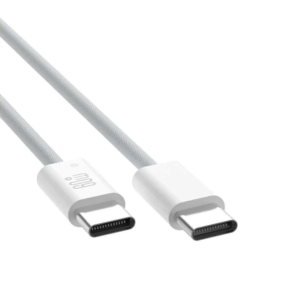 Дата кабель USB-C to USB-C 1.0m 60W white XO (CB-Q73CC) - фото 5