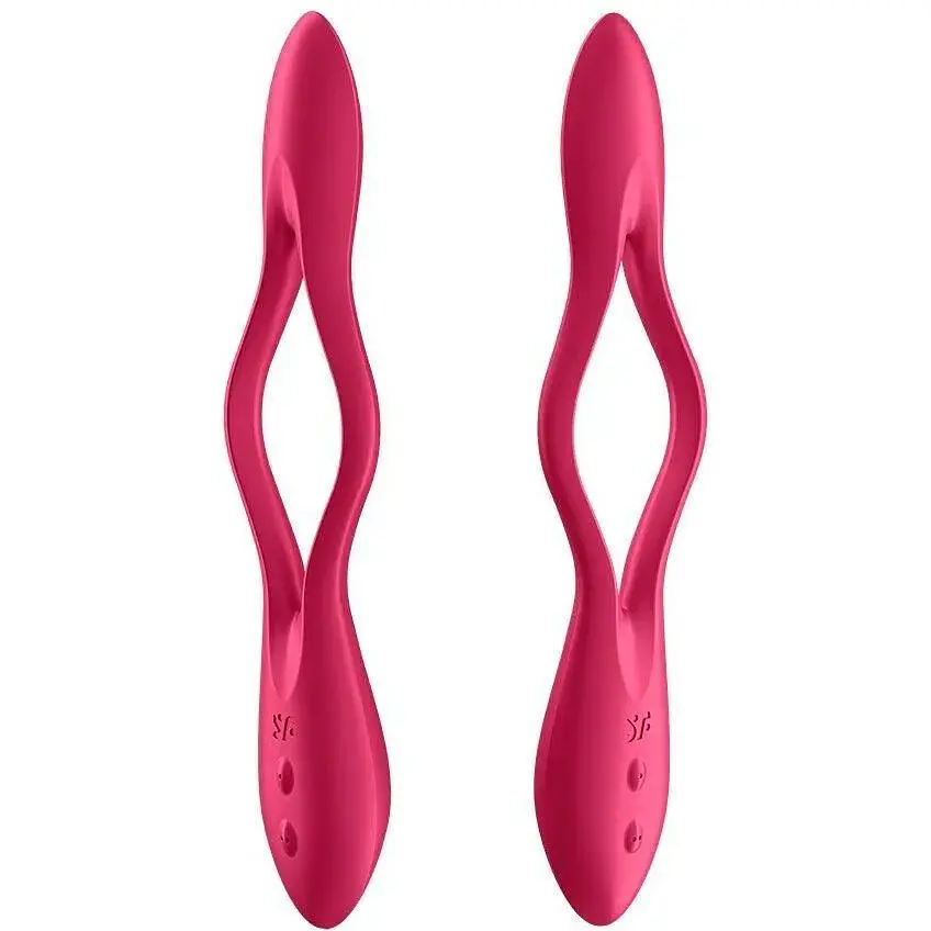 Универсальный гибкий вибратор для пар Satisfyer Elastic Joy Red - фото 3