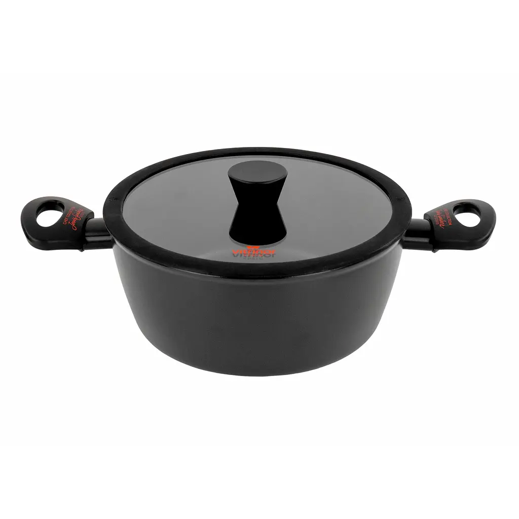 Каструля з кришкою CHEF COLLECTION із антипригарним покриттям VITRINOR 24 см 3.8 л