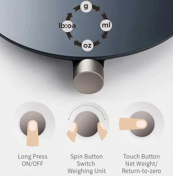 Розумні ваги Xiaomi HOTO Smart Kitchen Scale (QWCFC001) [58615] - фото 4