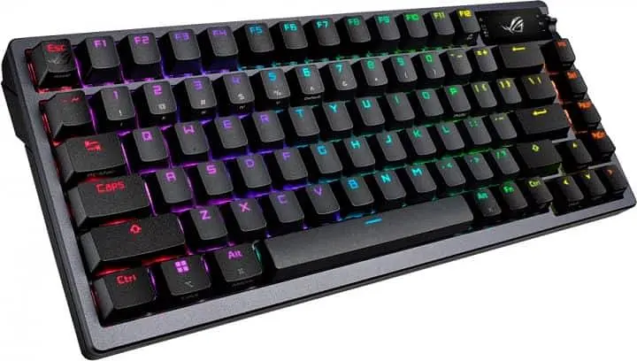 Клавиатура ASUS ROG Azoth Switch NX Red ENG RGB Wireless Black (90MP0316-BKUA01) - фото 4