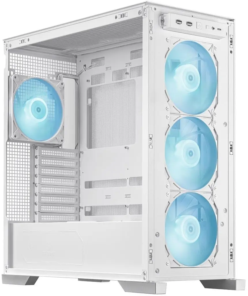 Корпус ASUS TUF GAMING GT302 TG BTF ARGB WHITE (90DC00I3-B19000) без блока питания - фото 4