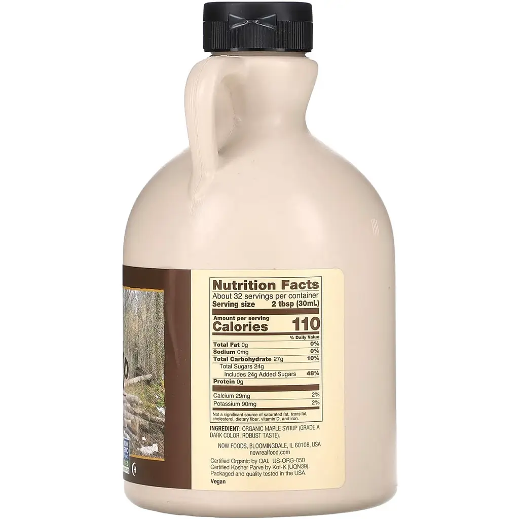 Кленовий сироп Now Foods Maple Syrup Real Food 946 мл - фото 3