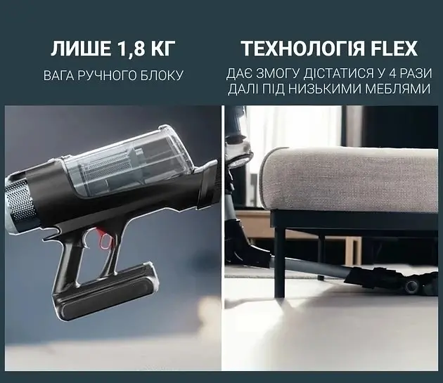 Акумуляторний пилосос Rowenta X-Force Flex 16.60 Animal RH9C71E0 - фото 6