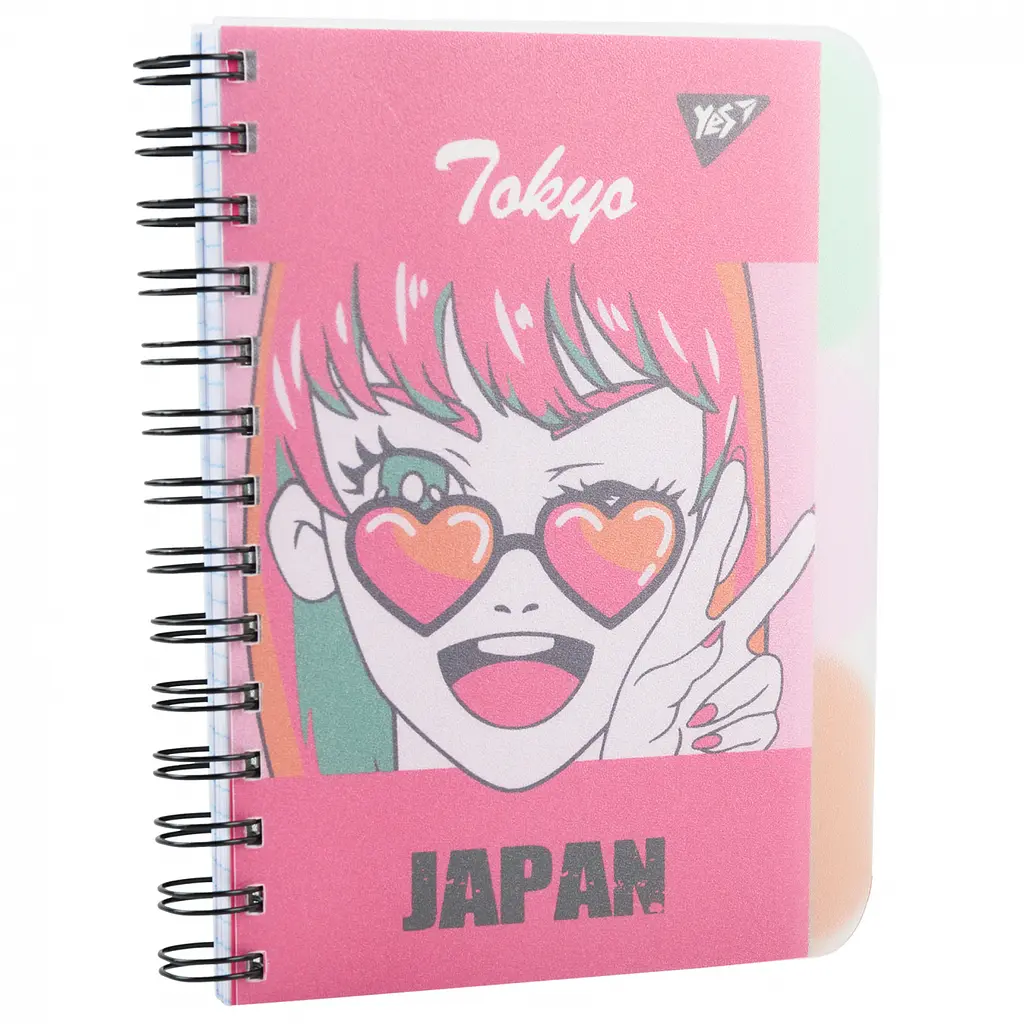 Зошит для записів Yes Japan Tokyo В6 144 аркуші пластикова обкладинка 3 шт. (681892) - фото 2