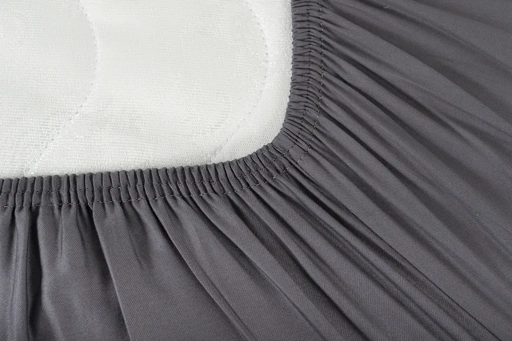 Постельное белье сатин 210ТС Lotus Home - Brista антрацит евро (160x200+30см) - фото 4