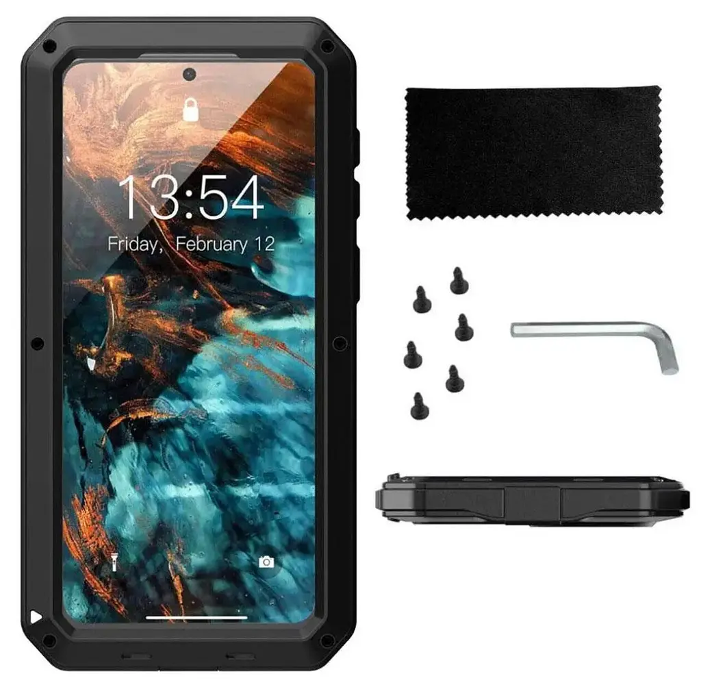 Противоударный чехол Primo Doom Armor для смартфона Samsung Galaxy S26 Plus (SM-S947) Black - фото 4