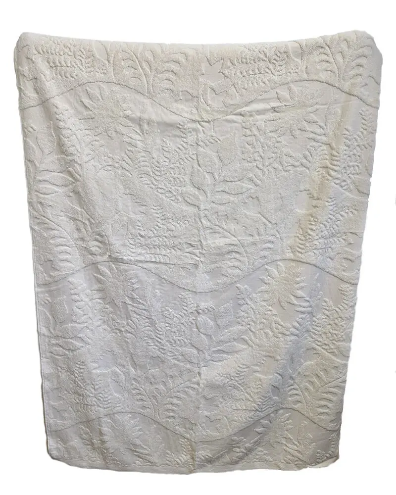 Простирадло махрове жакардове Parisa Home Premium 200х220 щільність 470 г/м2 кремове - фото 6