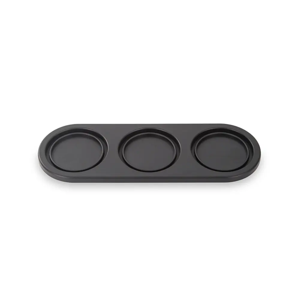 Підставка прямокутна Black Trio для 3-х подів, чорна (FMA102-1BLK)