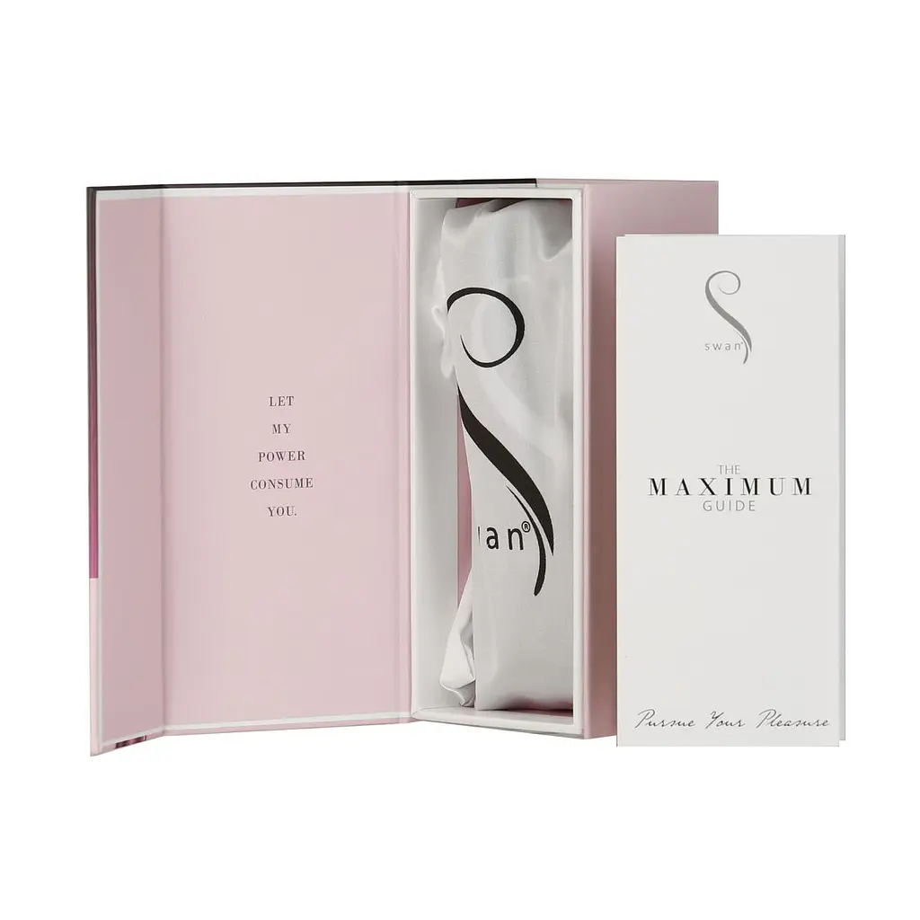 Вібропуля Swan Maximum Pink водонепроникна з манжетою Comfy Cuff для кліторальної стимуляції - фото 8