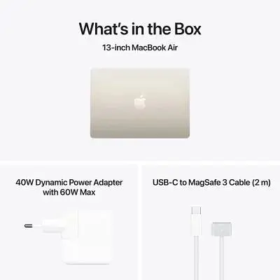 Ноутбук Apple MacBook Air 13 M5 A3449 Starlight (MDHD4UA/A) - фото 8