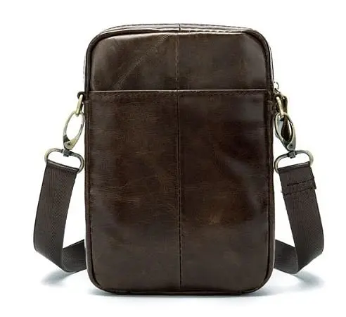 Сумка кожаная мужская Vintage 14х20,5х3,5 см sum0012379 - фото 6