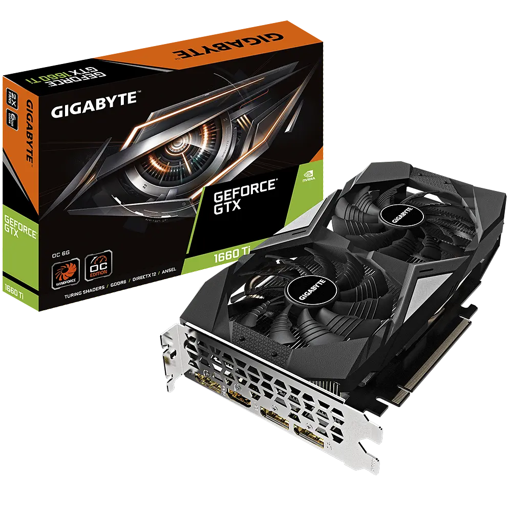 Відеокарта GeForce GTX 1660 Ti 6GB Gigabyte OC (GV-N166TOC-6GD) Б/В - фото 4