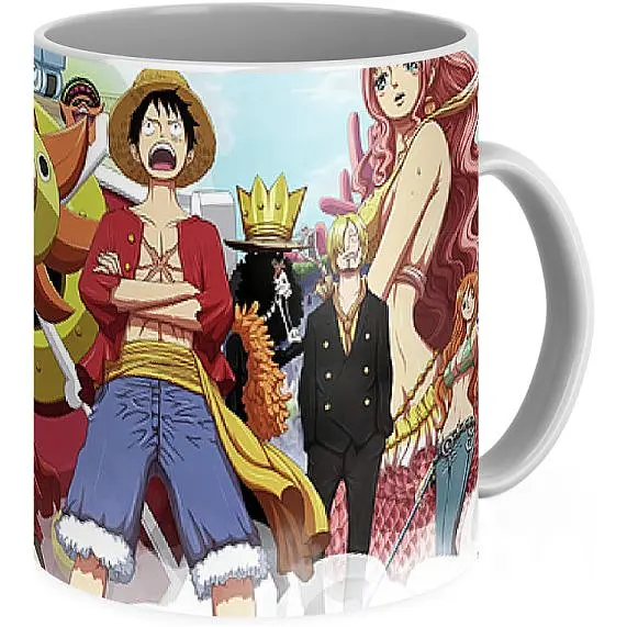 Кухоль GeekLand Великий куш One Piece герої OP.02.011 330 мл білий - фото 2