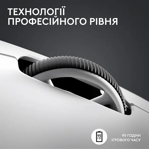 Мышь беспроводная Logitech G Pro X Superlight 2 Lightspeed Wireless (910-006638) белая - фото 7
