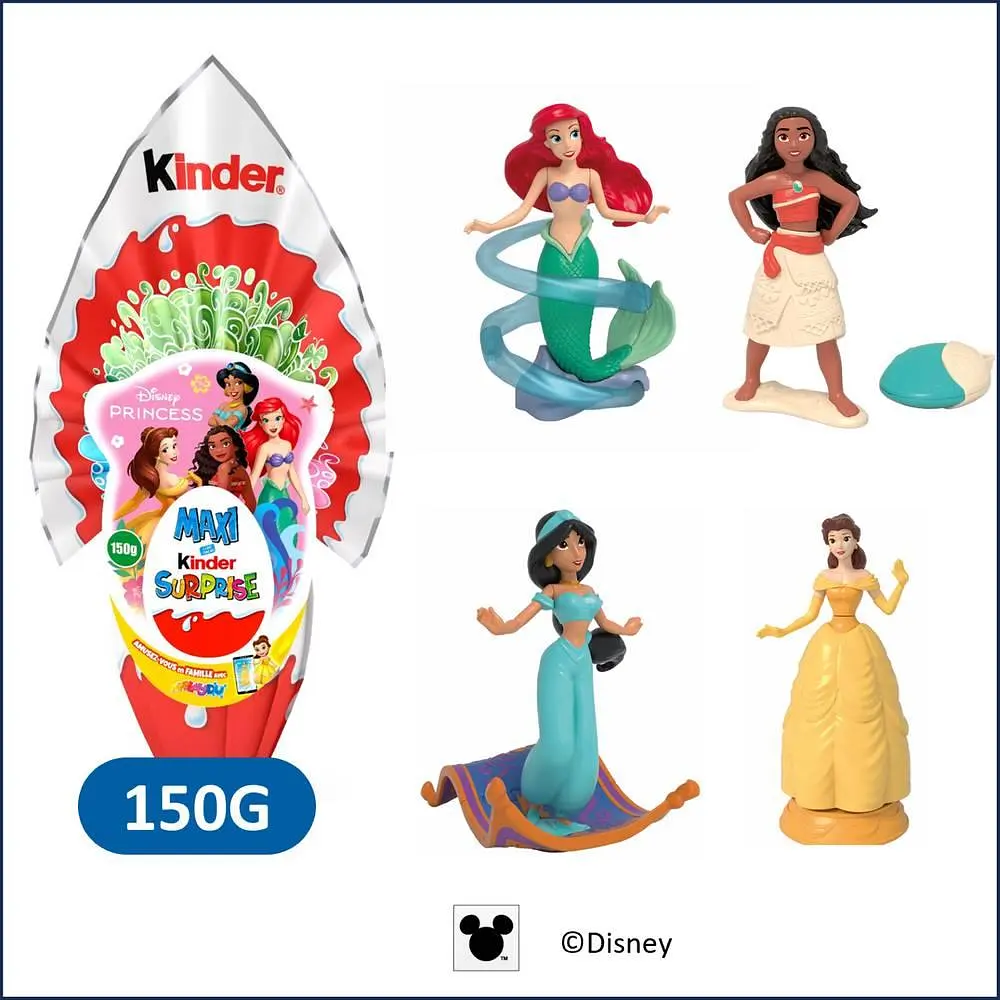 Шоколадне яйце Kinder Maxi Surprise Disney Princess 150 г - фото 2