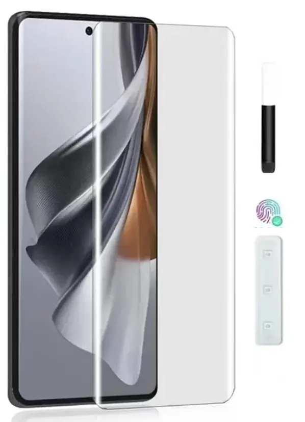 Захисне скло DK для Oppo Reno10 Pro+ UV Curved 015456 clear 2 шт. - фото 4
